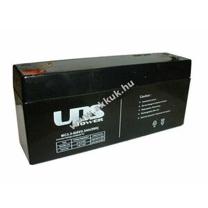 Ólom akku 6V 3, 3Ah UPS POWER kép