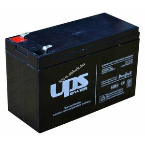 Ólom akku (UPS POWER) helyettesíti: 12V 7, 2Ah típus BT7.2-12 (csatlakozó: F1) kép
