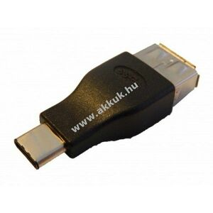 USB adapter USB-C - USB 3.0 fekete kép