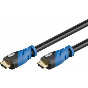 Prémium High Speed HDMI aranyozott kábel Ethernet HDMI A -> HDMI A 1m 4K/Ultra-HD képes kép