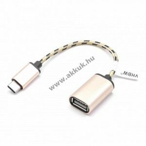 OTG On-The-Go USB C és USB 2.0 adapterkábel / usb c- otg kép