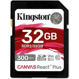 Kingston SDHC 32 GB Canvas React Plus kép