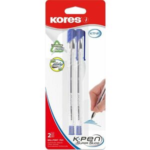 KORES K11 Pen, M-1 mm, kék - készlet, 2 db kép