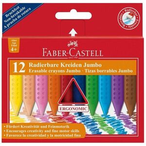 Faber-Castell Plastic Colour Grip Jumbo pasztellkréták, 12 szín kép