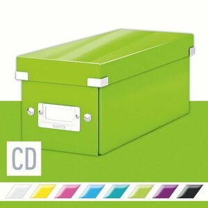 Leitz WOW Click & Store CD, 14.3 x 13.6 x 35.2 cm, zöld kép
