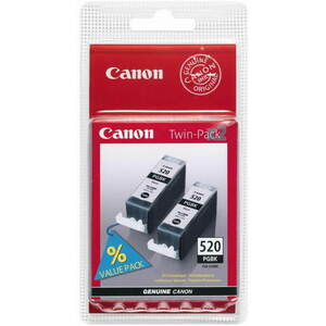 Canon PGI-520BK Dual Pack fekete 2 db kép