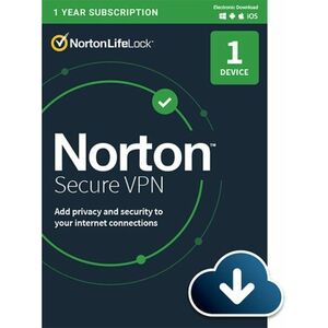 Norton Secure VPN, 1 felhasználó, 1 készülék, 12 hónap (elektronikus licenc) kép