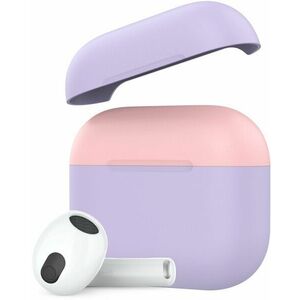 Ahastyle szilikon tok AirPods 3 készülékhez, Lavender Pink kép