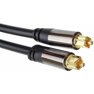 PremiumCord Toslink kábel M/M, OD: 6 mm, Gold 1, 5 m kép
