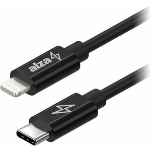 AlzaPower Core USB-C to Lightning MFi 1m, fekete kép