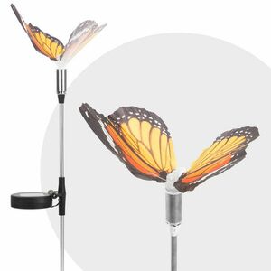 LED-es szolár pillangó - hidegfehér - 65 cm kép