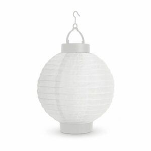 Szolár lampion - fehér - hidegfehér LED - 21 cm kép