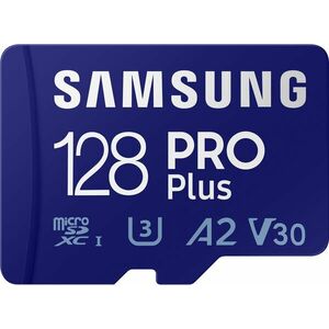 Samsung MicroSDXC 128GB PRO Plus + USB-adapter kép