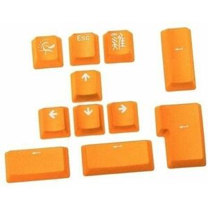 Ducky PBT Double-Shot Keycap Set, narancssárga, 11 billentyű kép