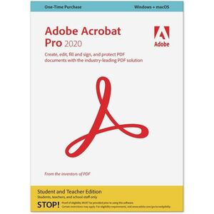 Adobe Acrobat Pro Student&Teacher, Win/Mac, HU (BOX) kép