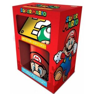 Super Mario - bögre + kulcstartó + poháralátét kép