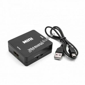 VGA>HDMI átalakító fekete kép