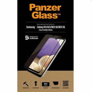 Temperált védőüveg PanzerGlass Case Friendly for Samsung Galaxy A13/A13 5G/M23 5G/M33 5G, fekete kép