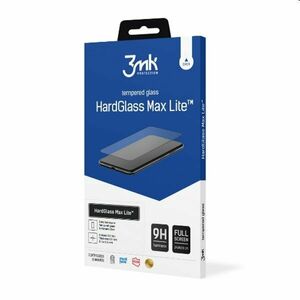 Védőüveg 3mk HardGlass Max Lite for Xiaomi Redmi 10 2022, fekete kép