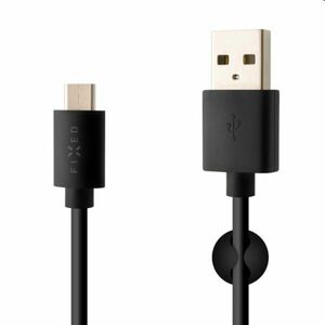 FIXED Adat- és töltőkábel USB/USB-C, USB 2.0, 60 W, 2 m, fekete kép