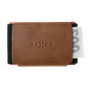 FIXED Smile Bőr pénztárca smart trackerrel, barna kép