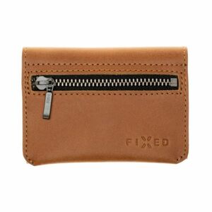 FIXED Smile Tripple Bőr pénztárca smart trackerrel, barna kép