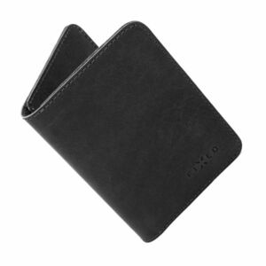 FIXED Smile XL Bőr pénztárca smart trackerrel, fekete kép