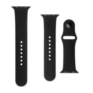 FIXED Szilikonszíj készlet for Apple Watch 42/44/45 mm, fekete kép