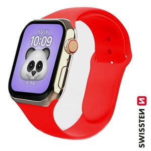 Swissten szilikon karpánt Apple Watch 38-40, piros kép