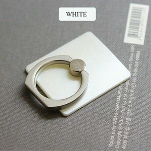 Telefon gyűrű, szelfi gyűrű, telefontartó gyűrű Fehér kép