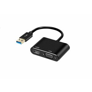 USB-s HDMI+VGA átalakító kép