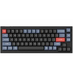Keychron Q2 TKL QMK Gateron G PRO Hot-Swappable Red Switch - US, fekete kép
