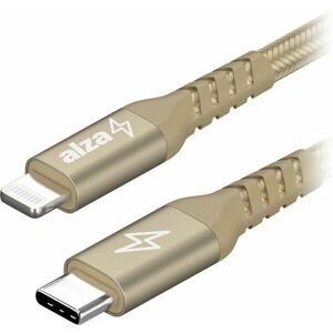 AlzaPower Alucore USB-C to Lightning MFi 2 m, arany kép