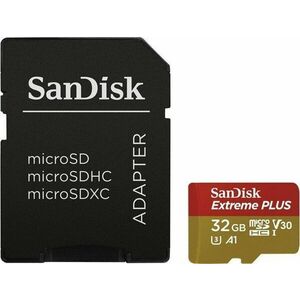 SanDisk MicroSDXC 32GB Extreme Plus + SD adapter kép