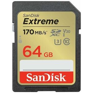 SanDisk SDXC 64 GB Extreme + Rescue PRO Deluxe kép