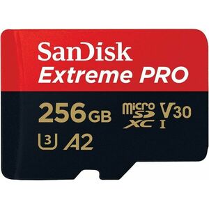 SanDisk microSDXC 256 GB Extreme PRO + Rescue PRO Deluxe + SD adapter kép