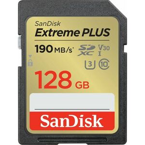 SanDisk SDXC 128 GB Extreme PLUS + Rescue PRO Deluxe kép