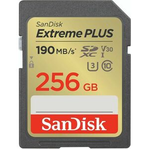 SanDisk SDXC 256 GB Extreme PLUS + Rescue PRO Deluxe kép