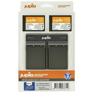 Jupio készlet 2x BLX-1 2280mAh Akkumulátor + USB Dual Charger OM rendszerhez kép