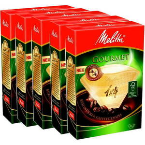 Melitta Gourmet kávéfilter 1x4/80, 3 + 2 csomag kép