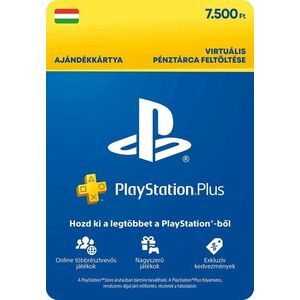 PlayStation Plus Essential - 7500 Ft kredit (3M tagság) - HU kép