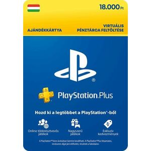 PlayStation Plus Essential - 18000 Ft kredit (12M tagság) - HU kép