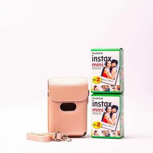 Fujifilm Instax mini link case pink bundle kép