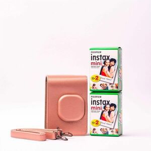 Fujifilm Instax mini Liplay case pink bundle kép