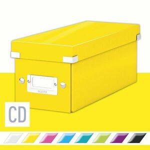 Leitz WOW Click & Store CD 14.3 x 13.6 x 35.2 cm, sárga kép