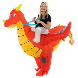 Felfújható jelmez felnőtteknek - Riding Fire Dragon kép