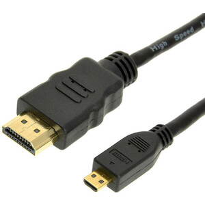 ROLINE HDMI High Speed Ethernettel, csatlakozó, (HDMI M <-> HDMI M micro) 1m kép