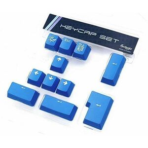 Ducky PBT Double-Shot Keycap Set, kék, 11 billentyű kép