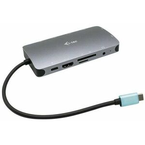 I-TEC USB-C Metal Nano Dock HDMI/VGA with LAN + Power Delivery 100W kép
