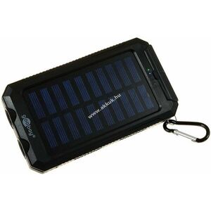 goobay sport powerbank napelemes szolár töltő mobiltelefon / tablet / okostelefon 8, 0Ah kép